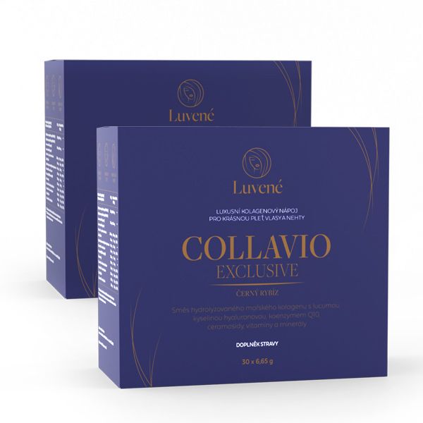 Kolagen drink Collavio Exclusive čierna ríbezľa - balenie 2 kusov